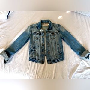 SOLD- Zara- The Premium Wash Trafaluc Denim Jacket.
